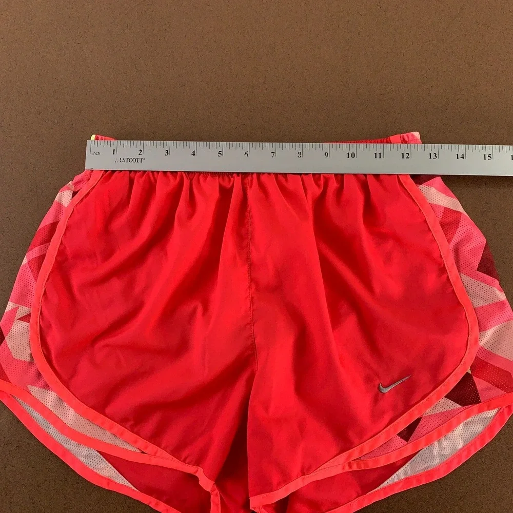 Nike Dri Fit Women's Small Pink Purple Drawstring Lined Athletic Shorts 2 Pieces
